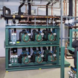 Монтаж холодильных централей